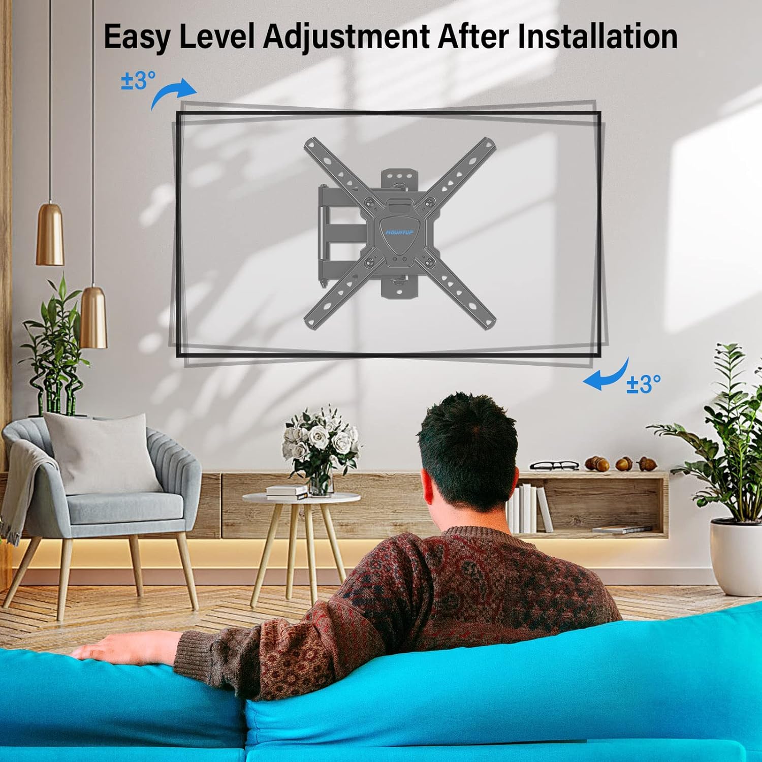 Full Motion TV Wall Mount for 26''-50" TVs MUT0018