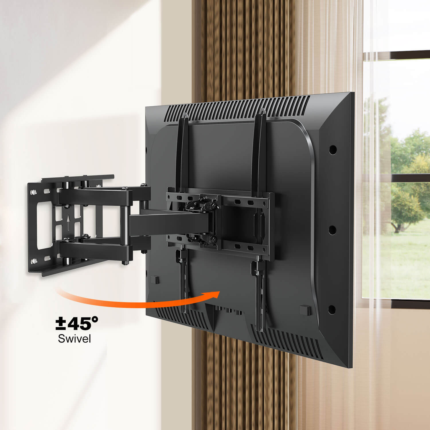 full motion swivel tv wall mount