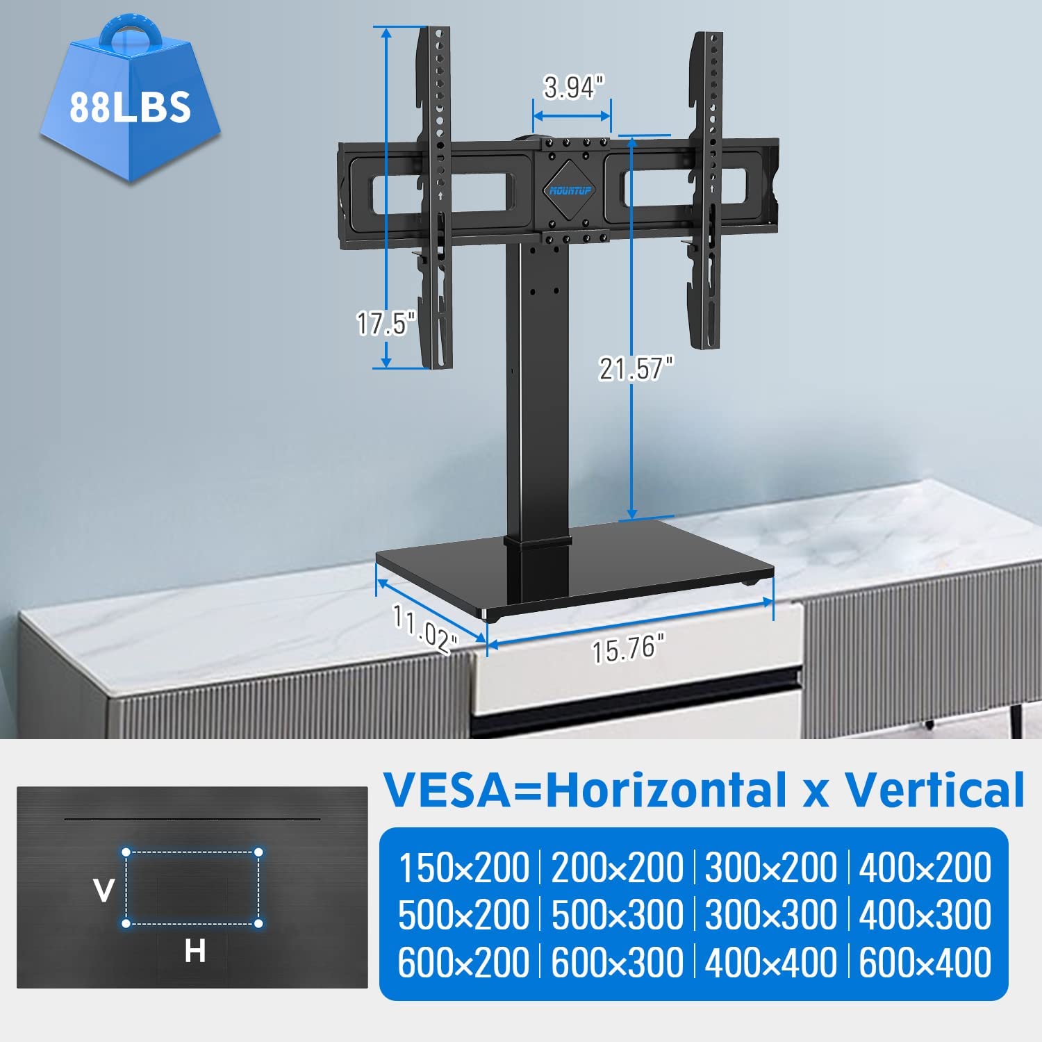Universal Tabletop TV Stand for 37''-70'' TVs MUT0031