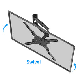 TV Mount Full Motion Flat Wall Mount Brackets 20-55 Inch E400