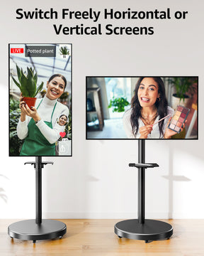 17''- 55'' Monitor Floor Stand TV Mount & TV Cart MUT1109-B