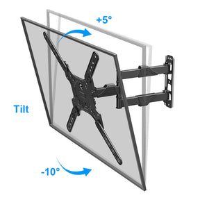 TV Mount Full Motion Flat Wall Mount Brackets 20-55 Inch E400