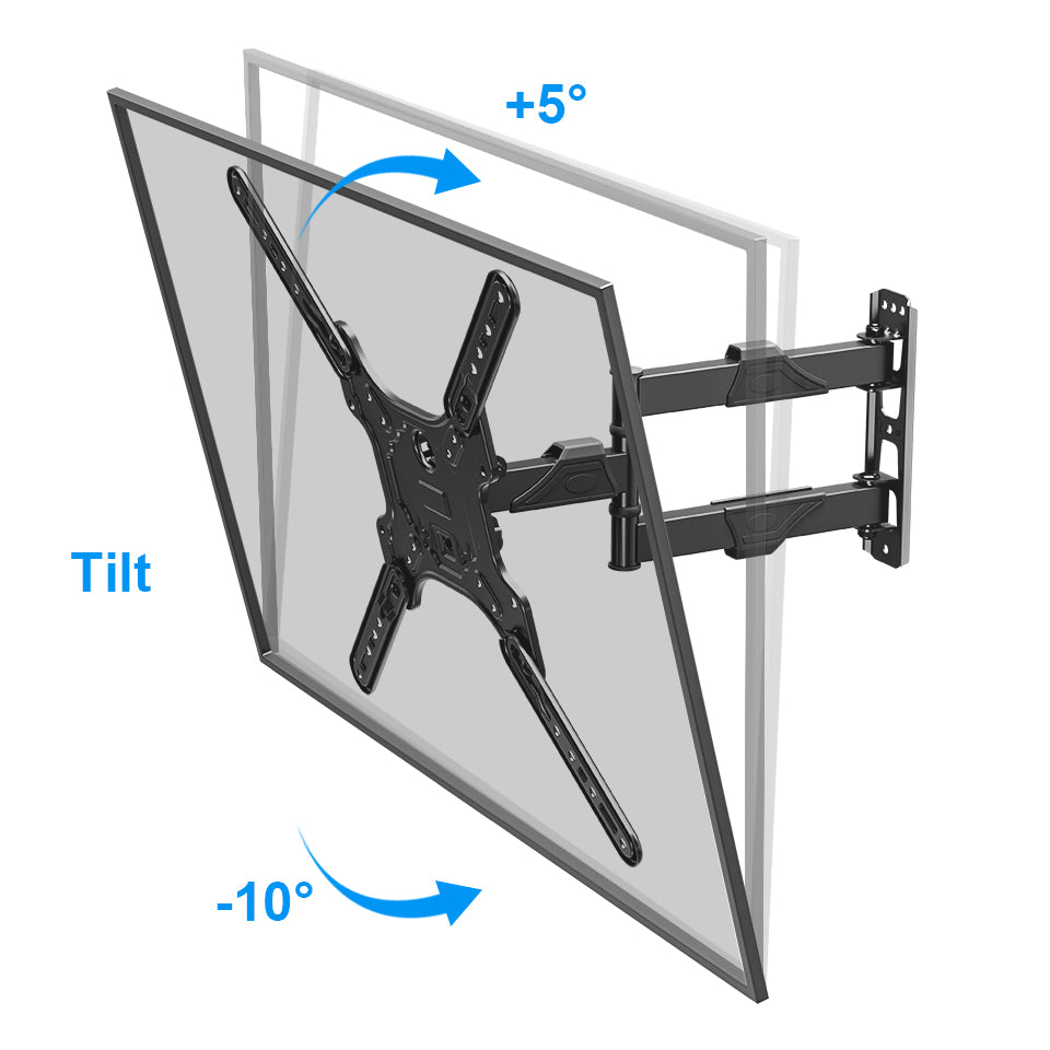 TV Mount Full Motion Flat Wall Mount Brackets 20-55 Inch E400