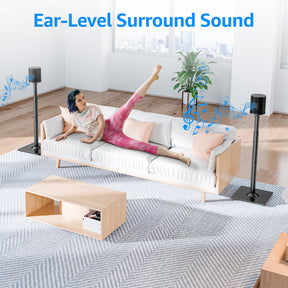 Universal Speakers Stands Pair Floor Standing Speaker Holder MUS9146