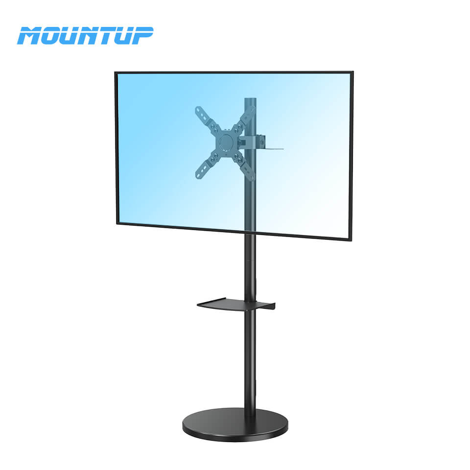 Monitor Floor Stand Hold Up To 15kg/33lbs TV Mount Cart MUT1101