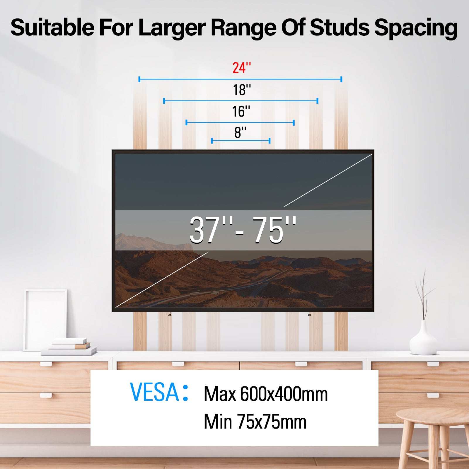 Tilting TV Wall Mount for Up To 86" Tvs MUT0053