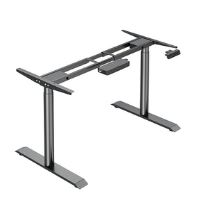 Standing Desk Frame Electric Dual Motor Adjustable Desk Legs 25mm/s MUD27