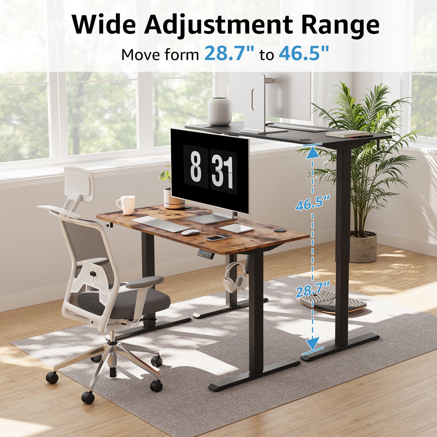 Height Adjustable Electric Standing Desk - MUD101