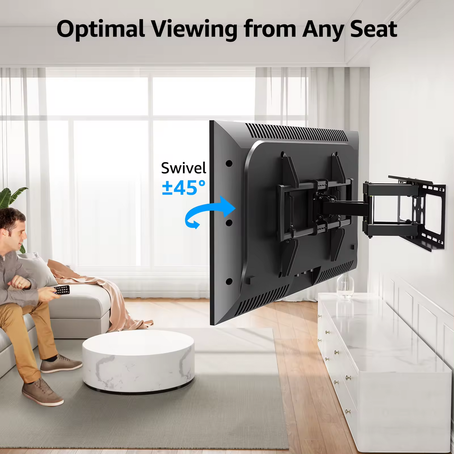 Full Motion TV Wall Mount for 37''-80" TVs MUT0055-24