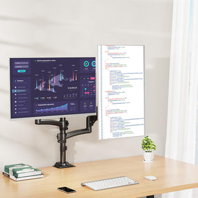 Freelift Dual Monitor Desk Mount for Max 32'' Monitors MUA6016