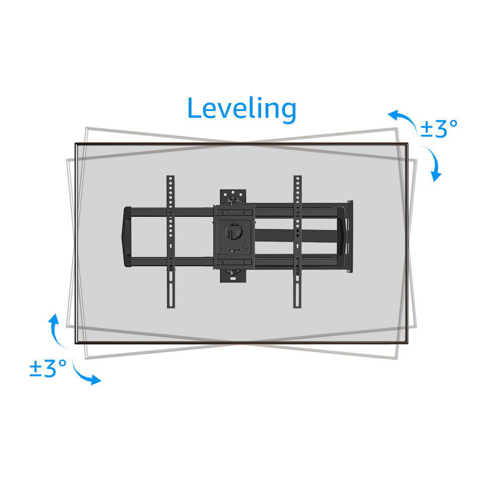 TV Base Full Motion TV Wall Mount Long Arm TV Holder 42-75 Inch V311