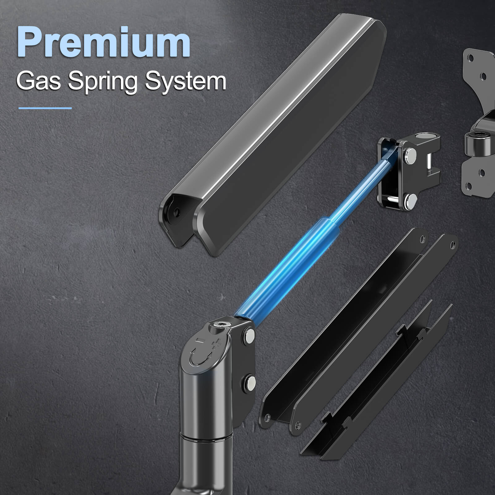 Single Monitor Desk Mount for Max 32'' Monitors MUA8005B