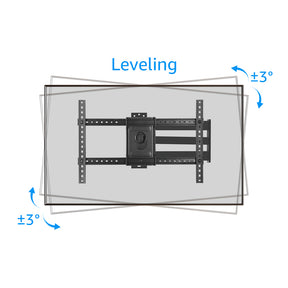 TV Base Full Motion TV Wall Mount Long Arm TV Holder 42-75 Inch V460