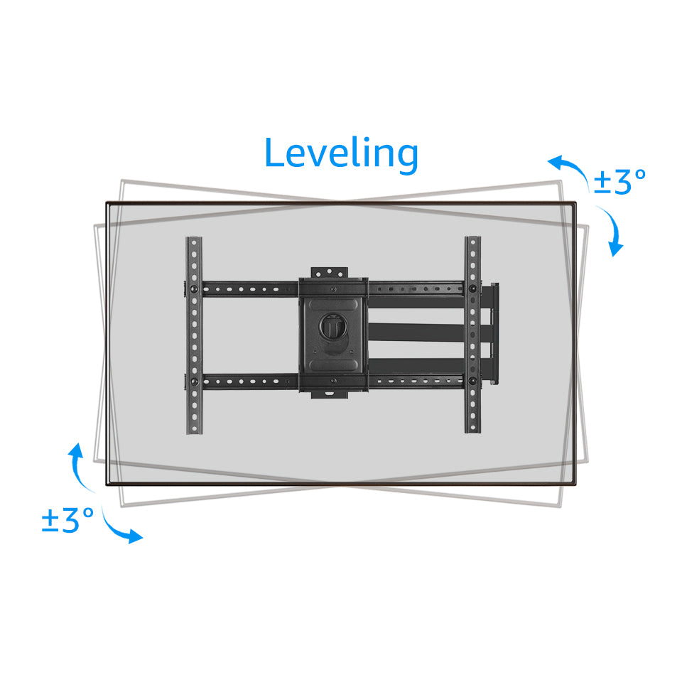 TV Base Full Motion TV Wall Mount Long Arm TV Holder 42-75 Inch V460