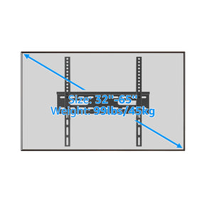 TV Wall Bracket 32-65inch TV Mount Hold up to 45kg/99lbs MUT0082