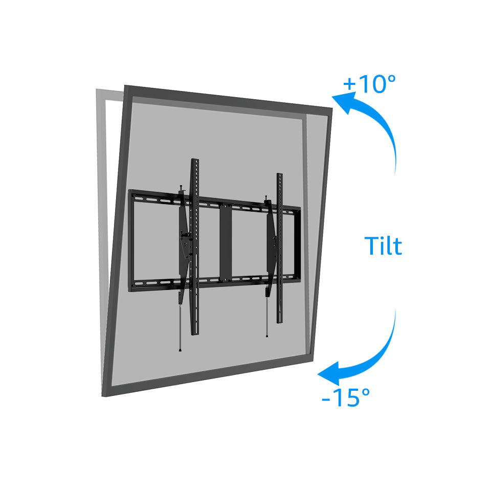 Tilting TV Bracket Wall Heavy Duty TV Holder Mount for 60-100inch MUT0090-K
