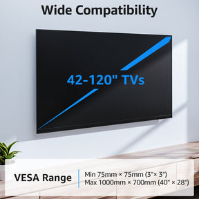 TV Rack LCD TV Wall Mount for 42-120 Inch up to 280lbs MUT0094