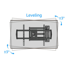 Full Motion TV Wall Swivel Mount for 42-75 inch TVs V541