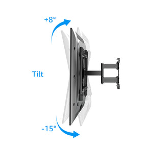 TV Mount Wall Full Motion Bracket  Hold up to 60kg/132lbs 37-90 Inch S640-24