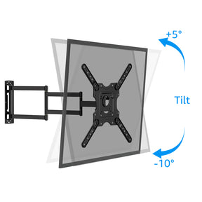 Full Motion Tv Mount Wall Bracket Long Arm for 20-55 Inch  V540