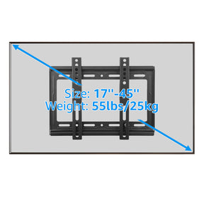 Fixed TV Mount Wall Rack TV Bracket 17-45 Inch MUT0067A