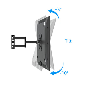 TV Wall Mount Bracket Full Motion 14-42inch Swivel E200