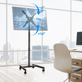 TV Cart Universal Mobile Rolling TV Floor Stand for 26''-55'' TVs MUT1119-M