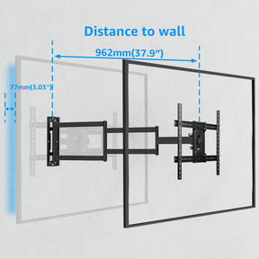 Full Motion TV Wall Swivel Mount for 42-75 inch TVs V541