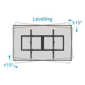 Tilting TV Bracket Wall Heavy Duty TV Holder Mount for 60-100inch MUT0090-K