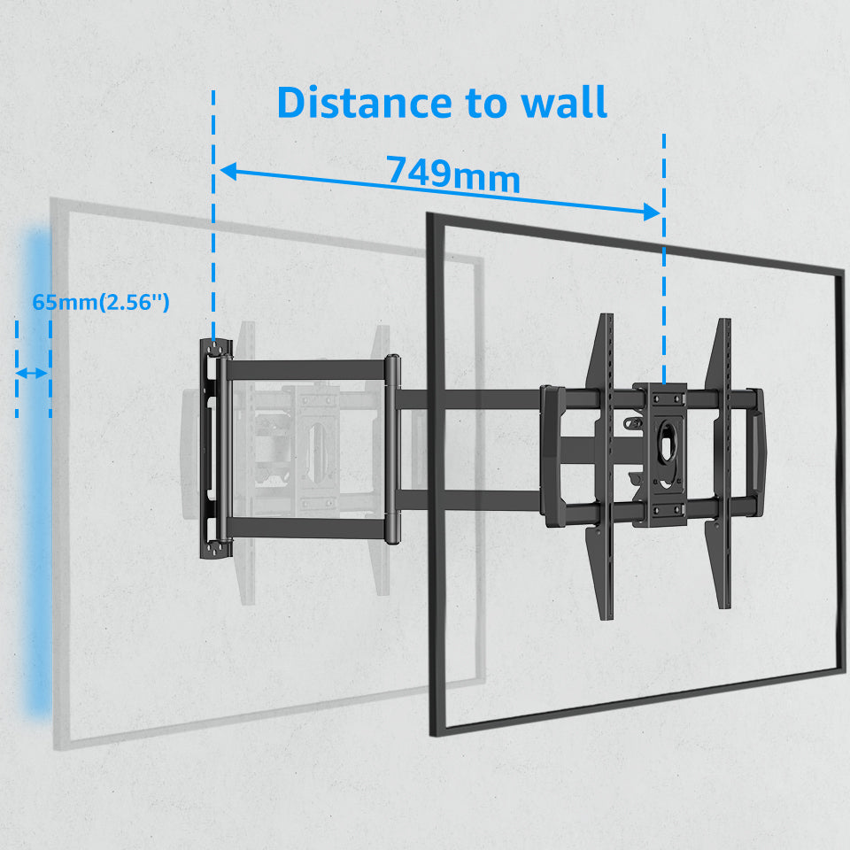 Full Motion TV Mount Wall Bracket for 42-75 Inch V531
