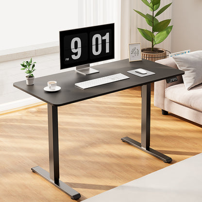 Standing Desk Frame Single Motor Electric Height Adjustable Desk Legs Black White Grey MUDL17
