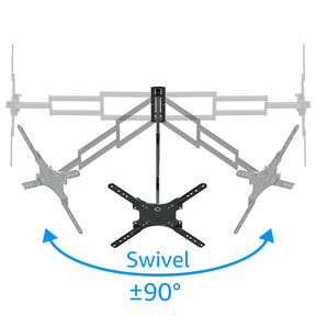 Full Motion Tv Mount Wall Bracket Long Arm for 20-55 Inch  V490