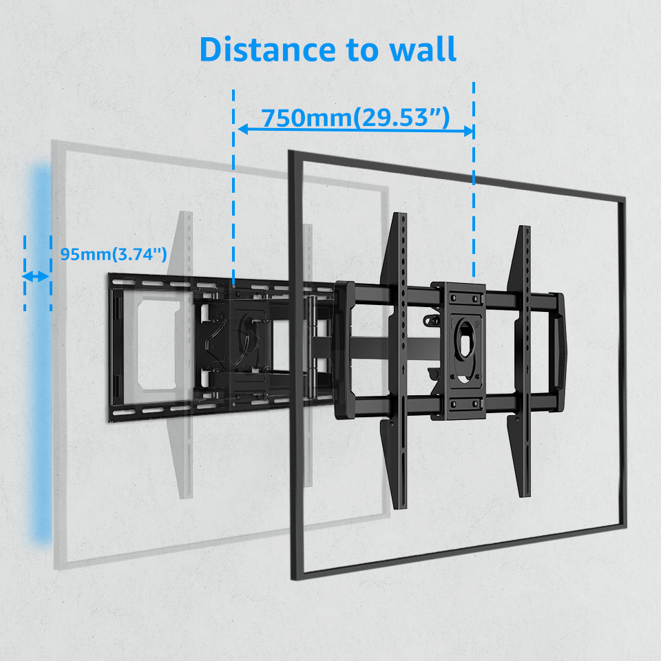 Full Motion TV Swivel Wall Mount for 37''-82'' TVs V660