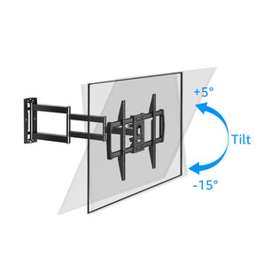 Full Motion TV Wall Swivel Mount for 42-75 inch TVs V541