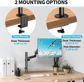 Single Monitor Desk Mount for 17''-32'' Monitors MUA0025