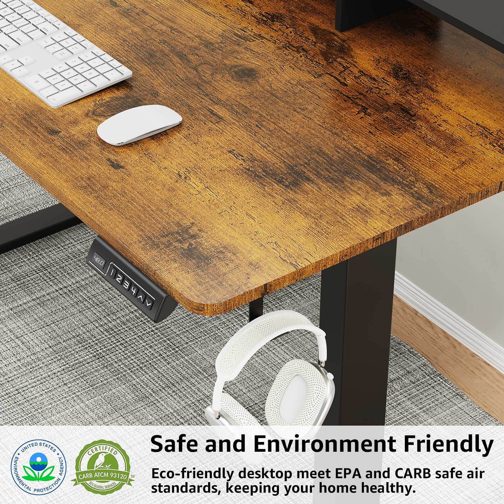 Standing Desk 74-120cm Height Adjustable Electric Computer Desk MUD321