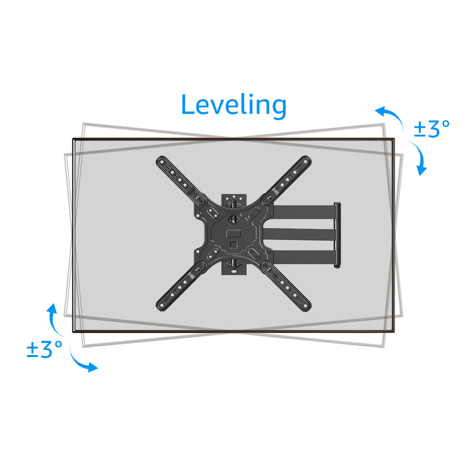 Swivel TV Mount Wall TV Rack Long Arm Alloy Steel for 20-65 Inch V400
