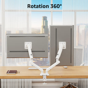 Freelift Pro Dual Monitor Desk Mount for 13''-34'' Monitors MUA8012W