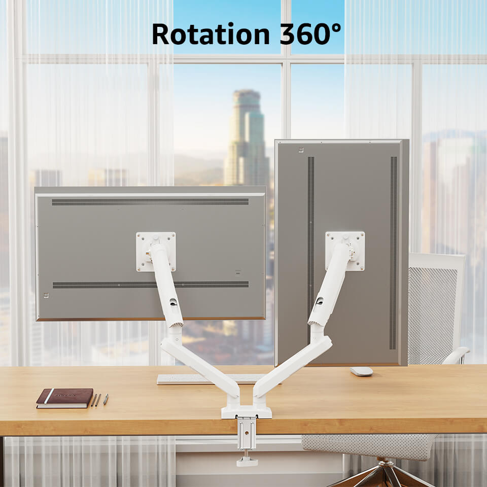 Freelift Pro Dual Monitor Desk Mount for 13''-34'' Monitors MUA8012W