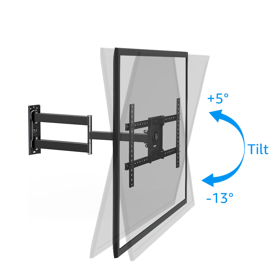 TV Base Full Motion TV Wall Mount Long Arm TV Holder 42-75 Inch V460