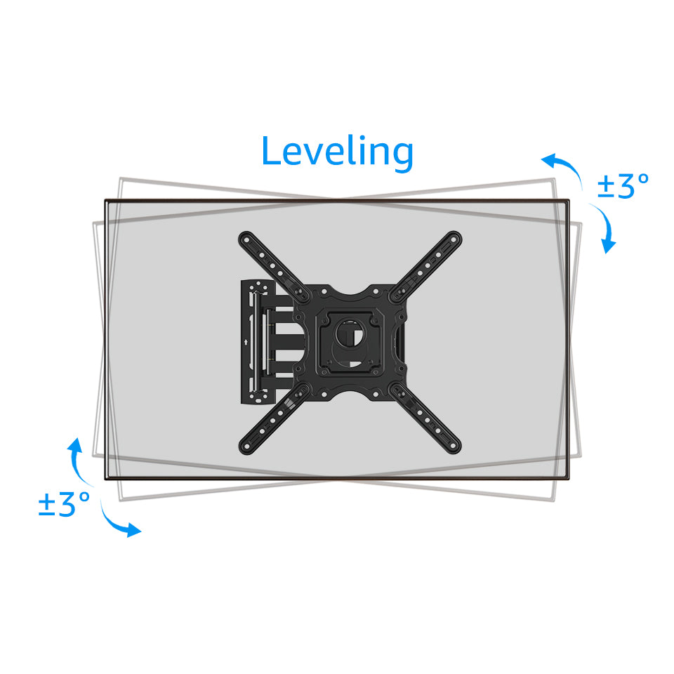 Full Motion Tv Mount Wall Bracket Long Arm for 20-55 Inch  V540