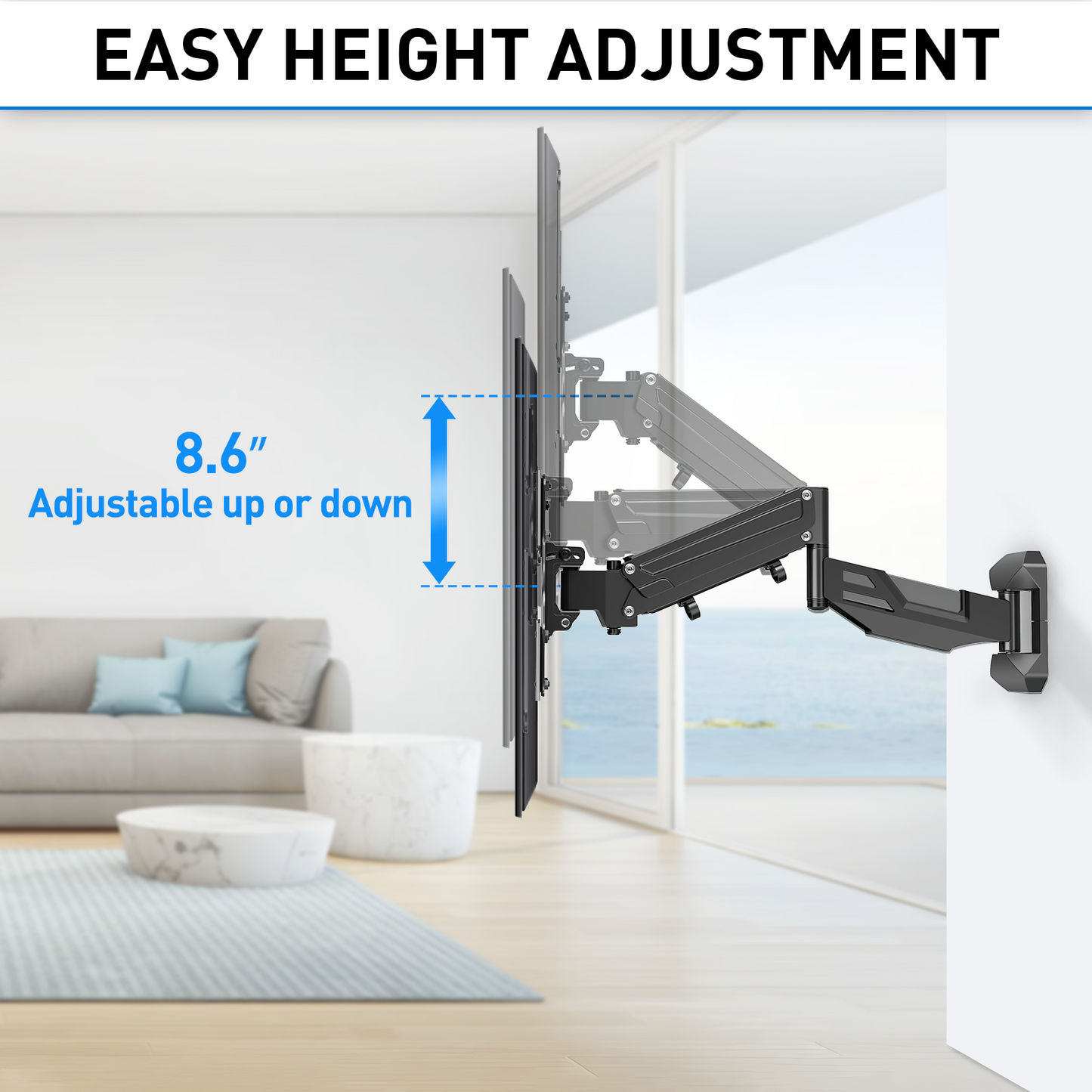Full Motion Corner TV Wall Mount for 20''-55'' TVs MUT0037-B2