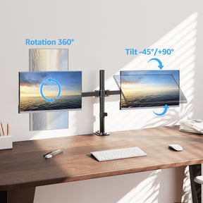 Dual Monitor Arm Desk Mount 14''-32'' FL46