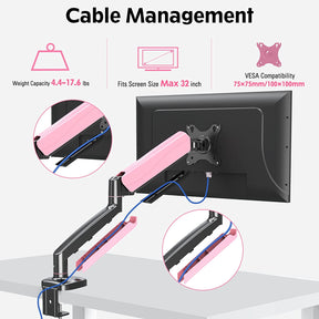 Single Monitor Desk Mount for 17''-32'' Monitors MUA6001