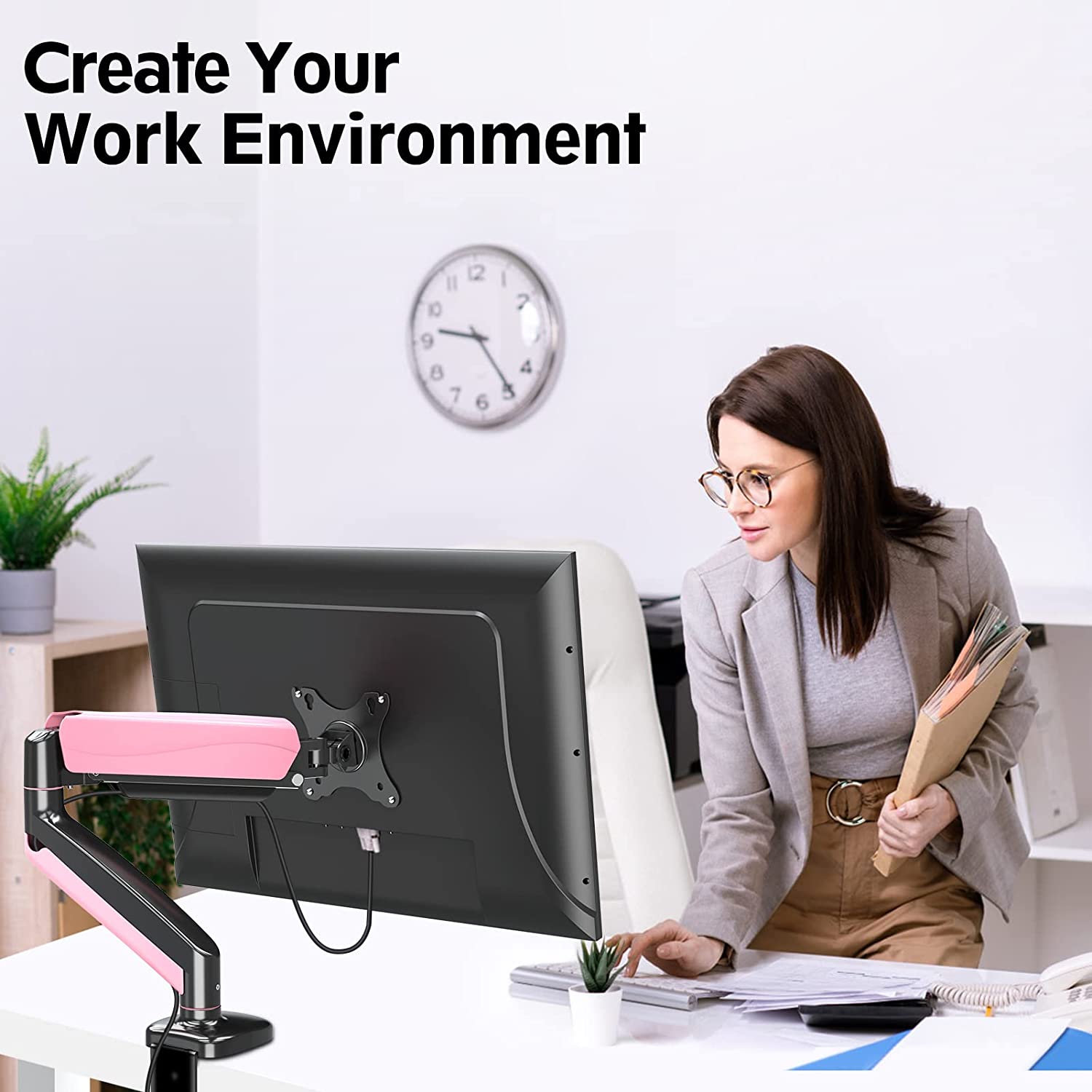 Single Monitor Desk Mount for 17''-32'' Monitors MUA6001