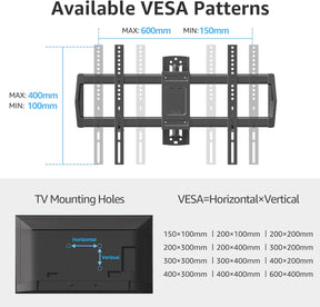Full Motion Corner TV Wall Mount For 32"-75" TVs MUT0047-L