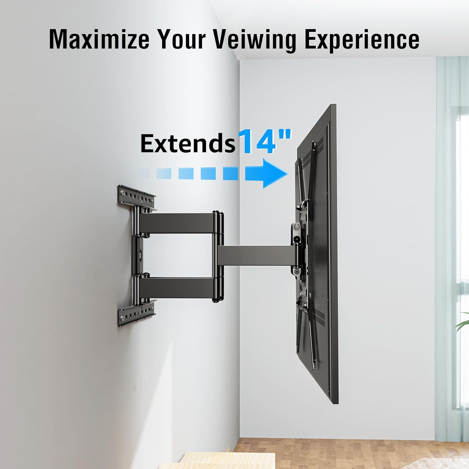 Ultra Slim Full Motion TV Wall Mount for 26" -75" TVs MUT0062