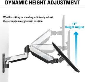 Single Monitor Wall Mount for Max 32'' Monitors MUA2001