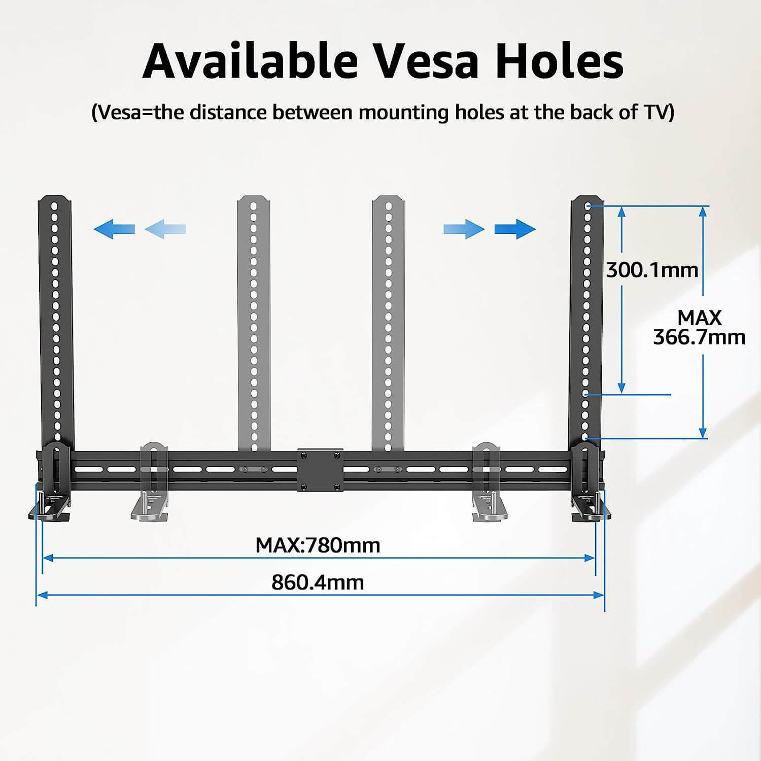 Universal Soundbar Mount Soundbar Bracket MUS-9121