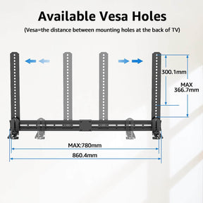Universal Soundbar Mount Soundbar Bracket MUS-9121
